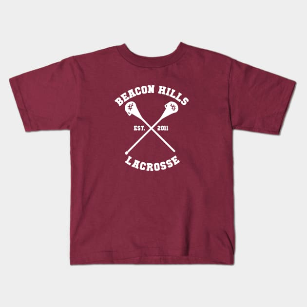 Beacon Hill Lacrosse Team Kids T-Shirt by shellysom91